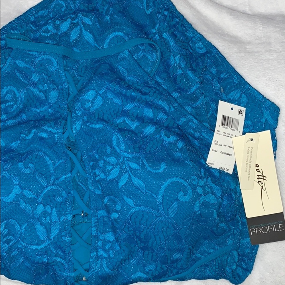 Profile by Gottex Shalimar Peacock 1pc Swimsuit - Picture 2 of 7